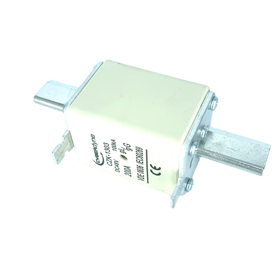 NH01 DC Fuse Link + Indicator Window (200A / 48V) (Type: gG/gL)