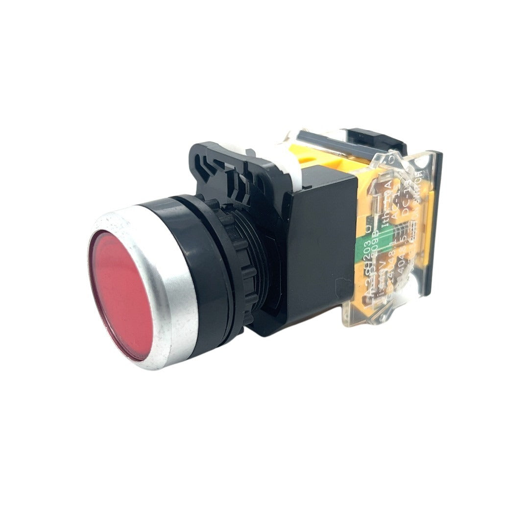 Round Power Button Emergency Stop Push Switch (22mm) (400V AC / 10A)