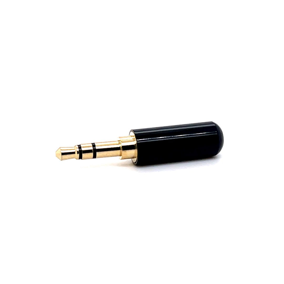 3.5mm Stereo Male Connector (Gold) (HQ Slim Type) (1pc)