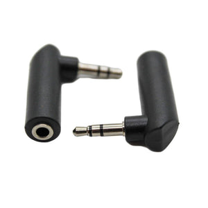 3.5mm Stereo Male to 3.5mm Stereo Female Angle Adaptor - CABLESmart