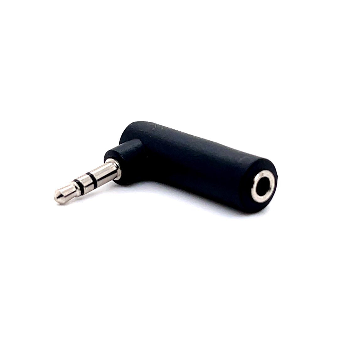 3.5mm Stereo Male to 3.5mm Stereo Female Angle Adaptor (1pc)