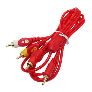 3.5mm Stereo Male x 4 Connector to 3RCA Male Cable (1.5m) (DSTV) - CABLESmart