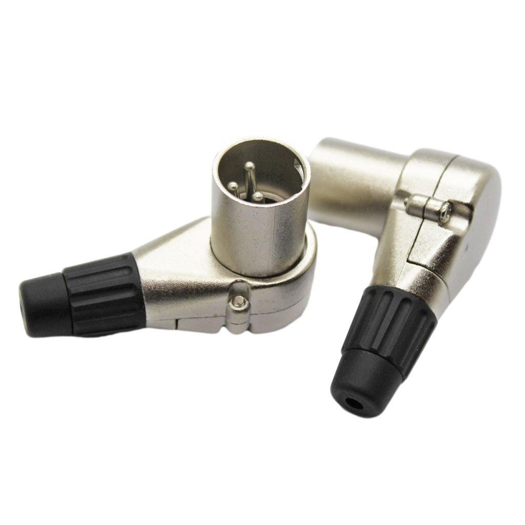 XLR (Cannon) Male Connector (Pro Multi-Angled) - CABLESmart