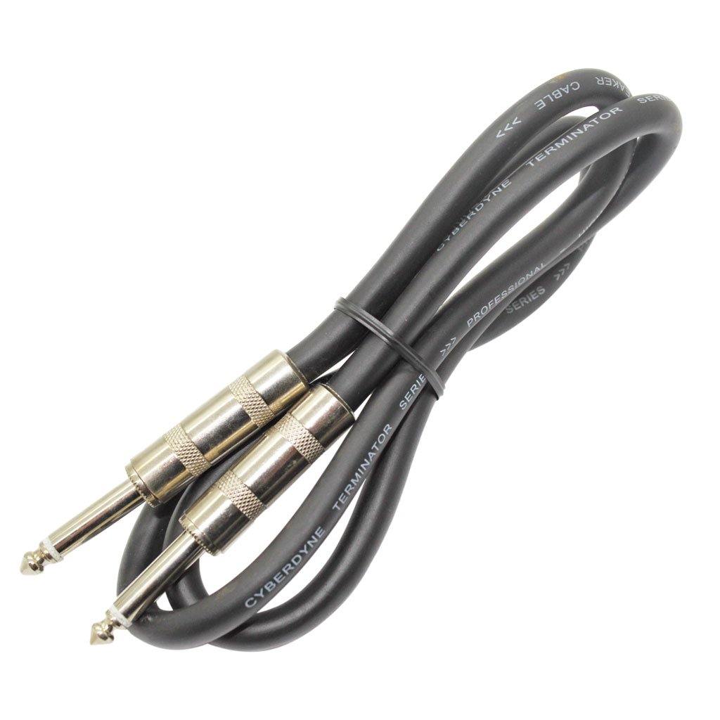 6.35mm Mono Male to 6.35mm Mono Male Cable (Speaker Cable) (1m) - CABLESmart