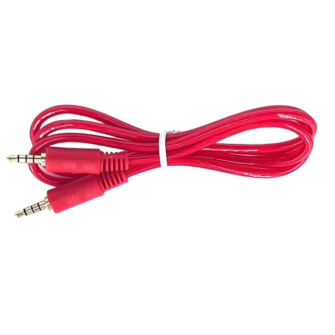 3.5mm TRRS Male to 3.5mm TRRS Male Cable (1m) (Gold)