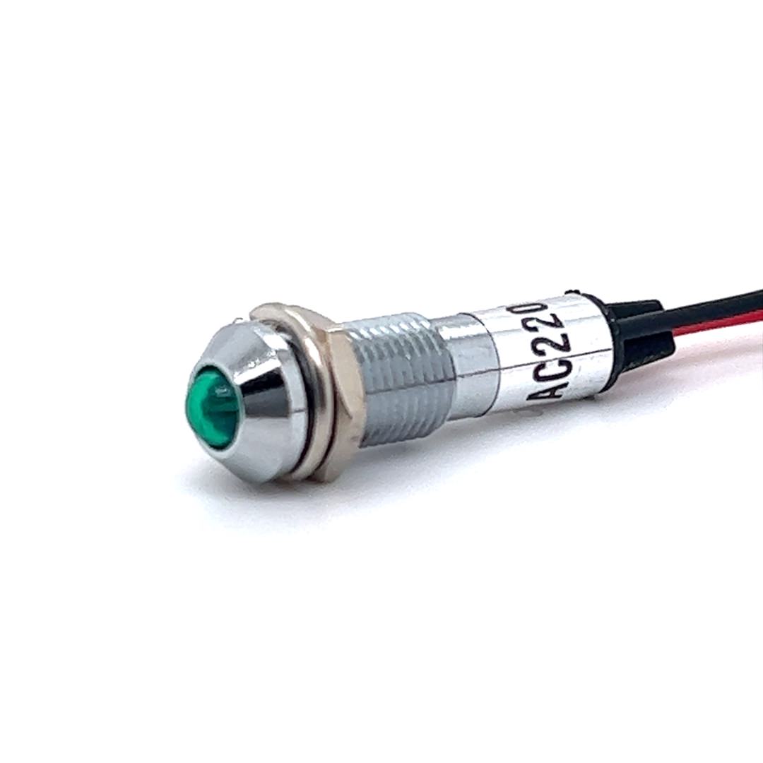 Indicator Light (8mm) (220V) (Green)