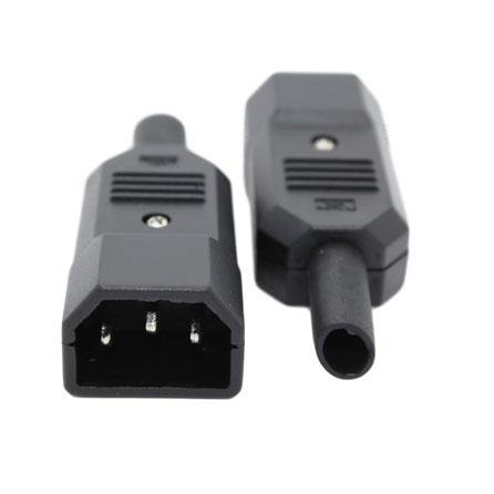 Computer IEC AC Power Male Connector - CABLESmart