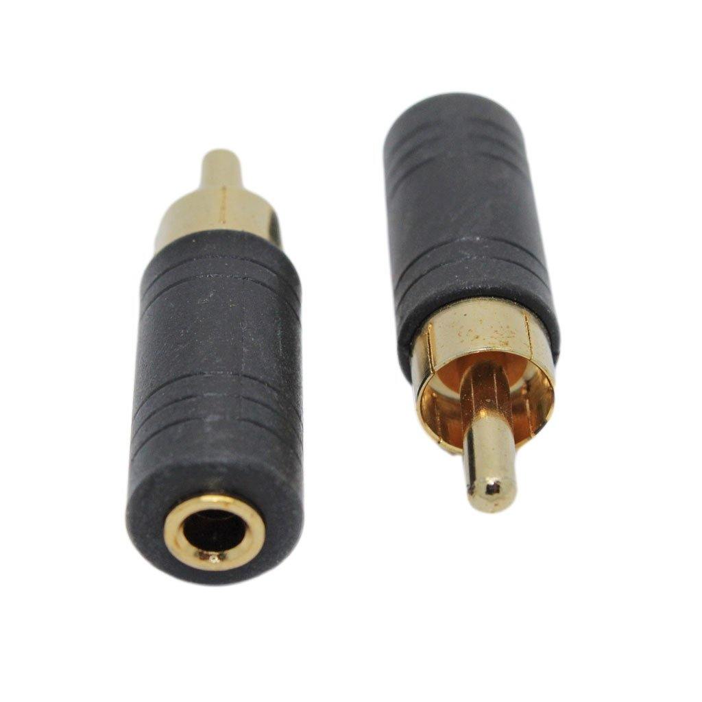 3.5mm Mono Female to RCA Male Adaptor - CABLESmart