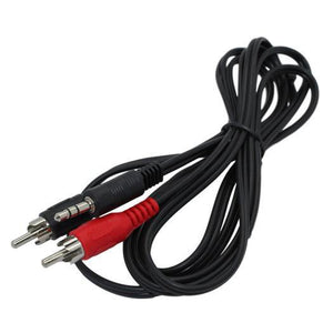 3.5mm Stereo Male to 2RCA Male Cable (2m) - CABLESmart