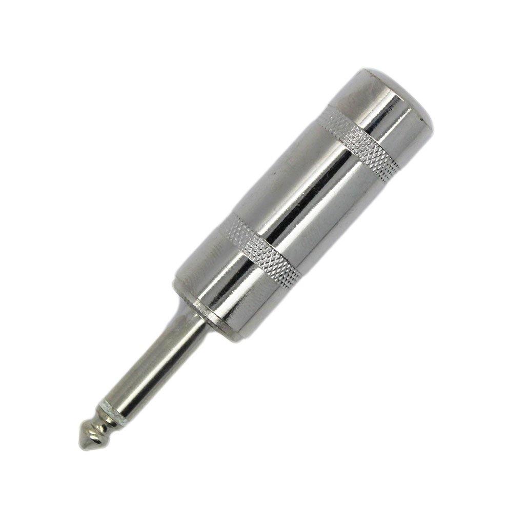 6.35mm Mono Male Connector (17mm OD / Metal) - CABLESmart