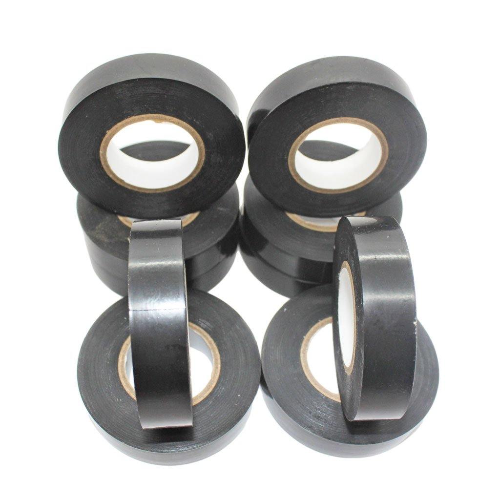 Insulation Tape (0.18mm x 19mm x 20m) (Black) (10-piece pack) - CABLESmart