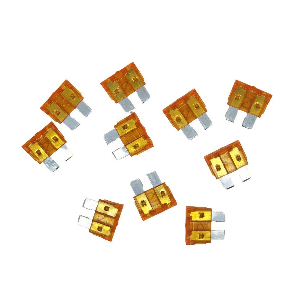 Car Blade Fuse (5A) (20mm) (Orange) (10-piece pack) - CABLESmart