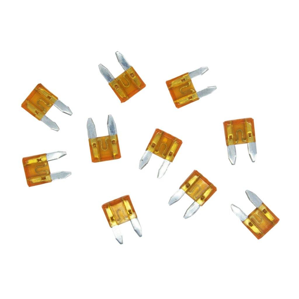 Car Blade Mini Fuse (5A) (Orange) (10-piece pack) - CABLESmart