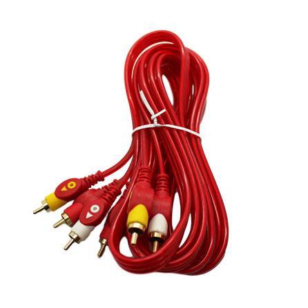 3RCA Male to 3RCA Male Cable (3m) (OFC Gold) - CABLESmart