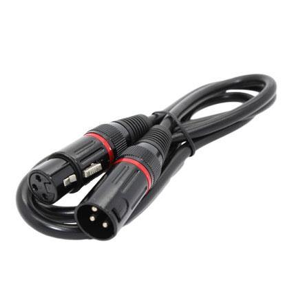 XLR (Cannon) Male to XLR (Cannon) Female Cable (20AWG) (1m) - CABLESmart