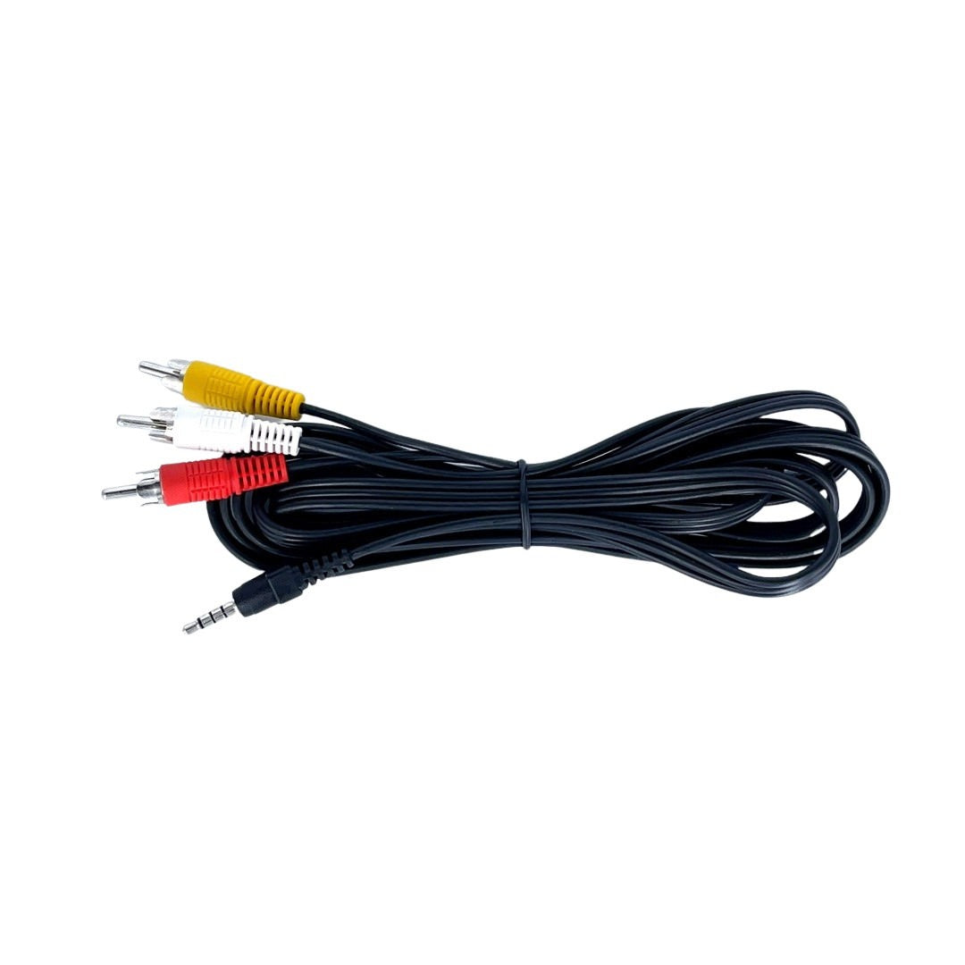 3.5mm Stereo Male x 4 Connector to 3RCA Male Cable (2m)