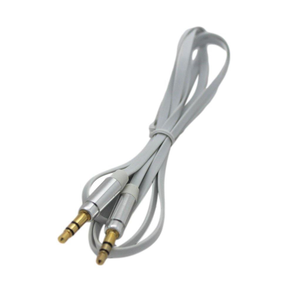 3.5mm Stereo Male to 3.5mm Stereo Male Flat Cable (1m) (Gold) - CABLESmart