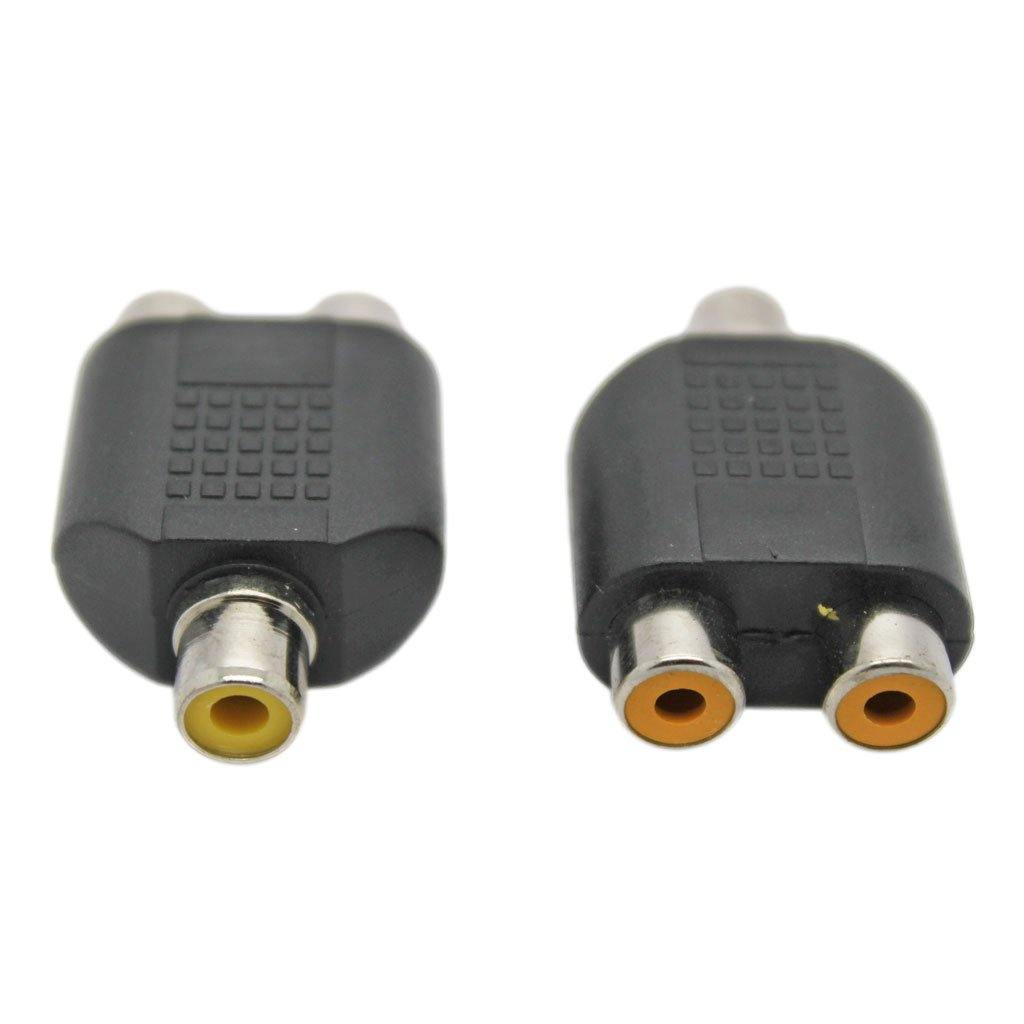 RCA Female to 2RCA Female Adaptor - CABLESmart