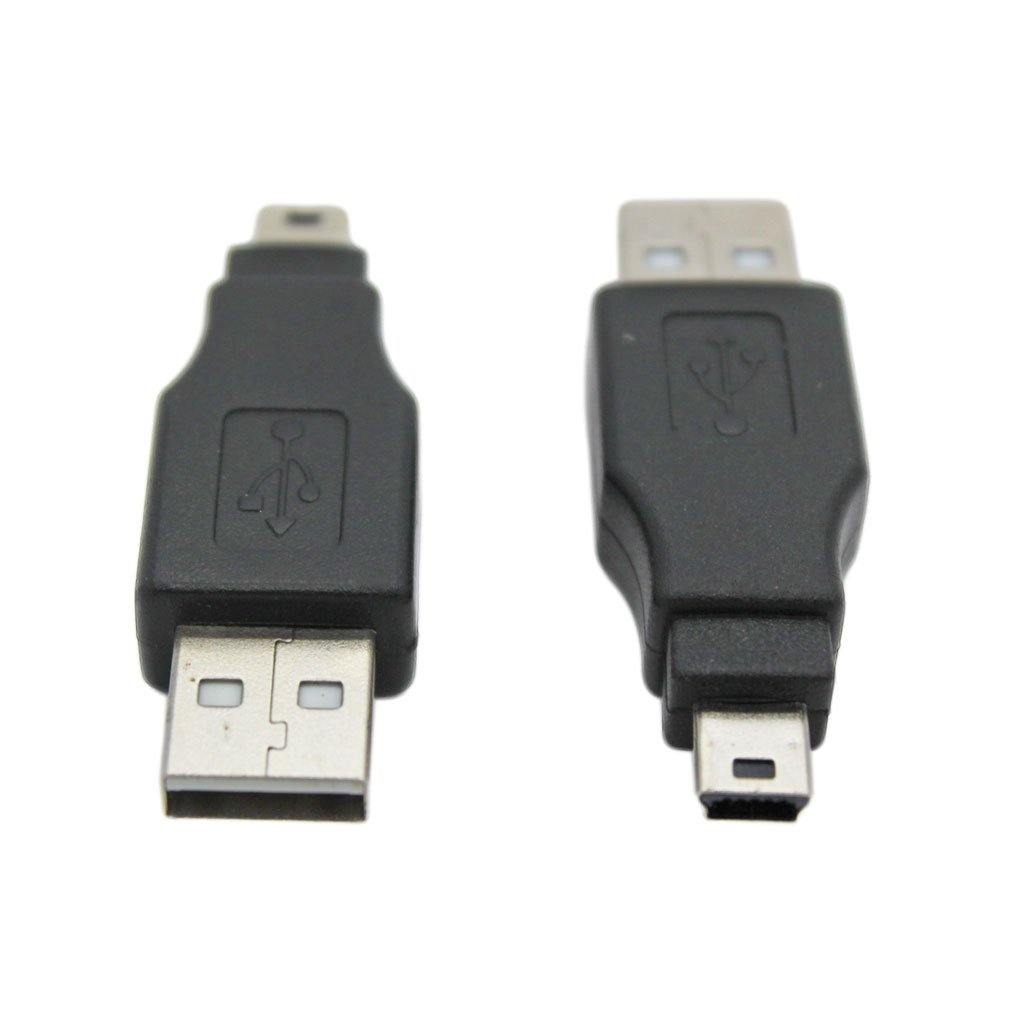 USB A Male to USB A Mini 5-pin Male Adaptor - CABLESmart