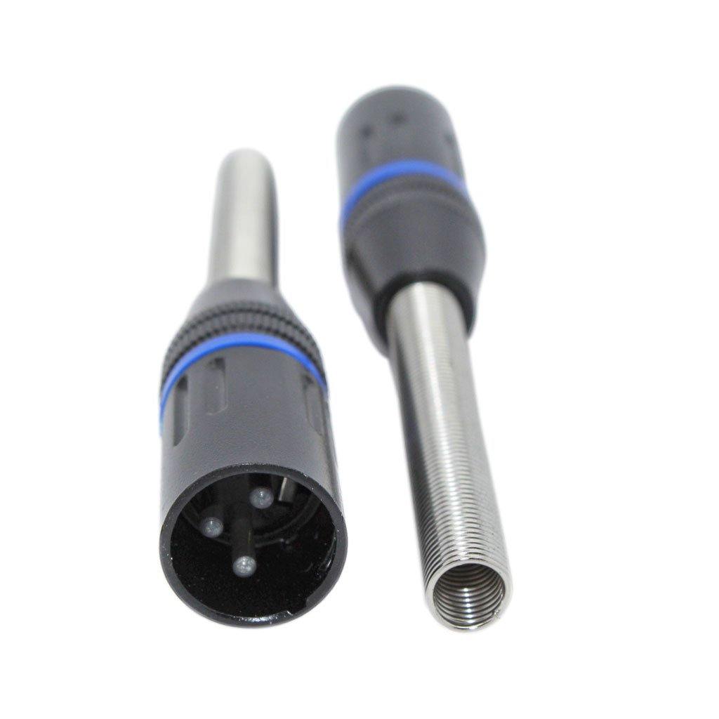 XLR (Cannon) Male Connector + Cable Spring - CABLESmart