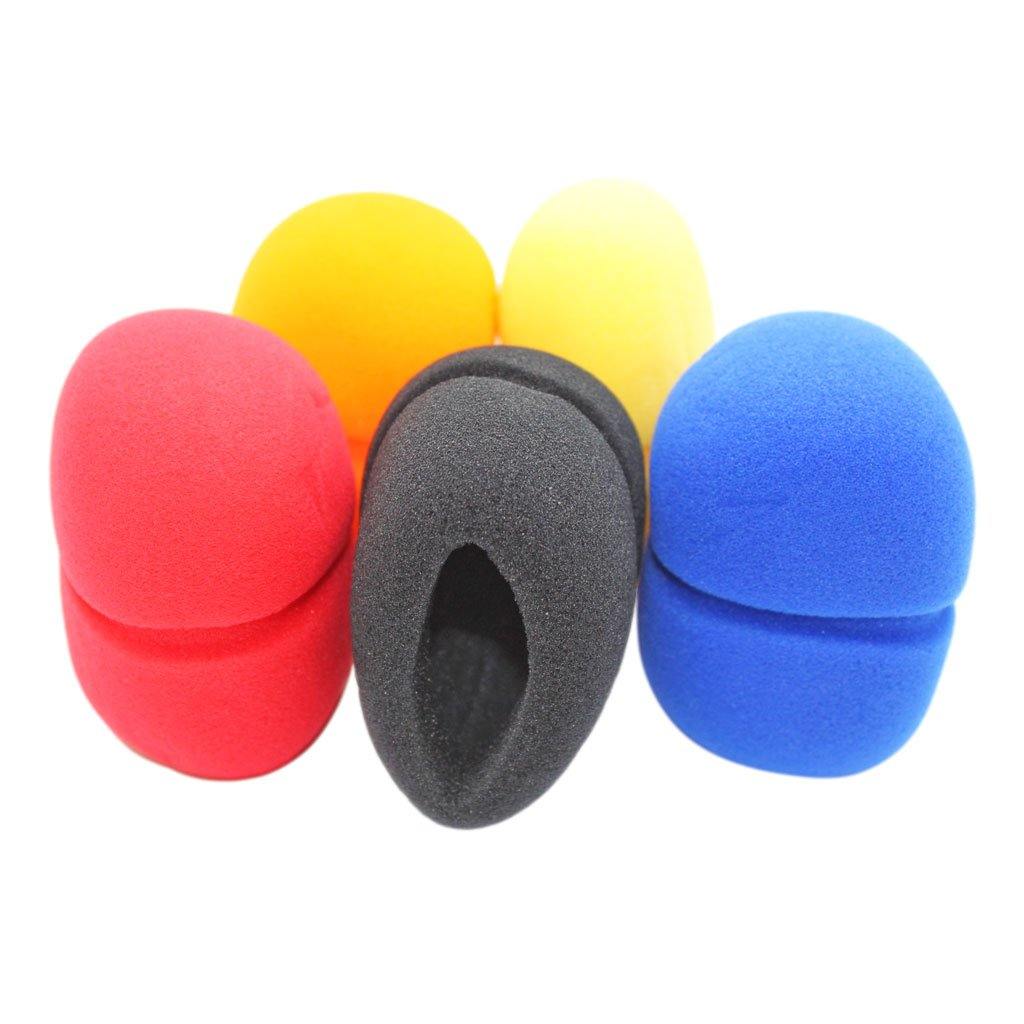Microphone Groove Sponge (5-pack) (Multi-Colour) - CABLESmart