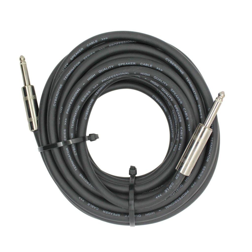 6.35mm Mono Male to 6.35mm Mono Male Cable (Speaker Cable) (10m) - CABLESmart
