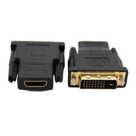 DVI-D (24+1) Male to HDMI A Female Adaptor - CABLESmart