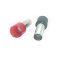 Insulated Cord End Terminals (Red / Black) (Copper + Nylon) (16-25mm2 Wire Range) (Price / Unit)