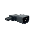 Figure 8 Female C7 to IEC Male C14 Right Angle Adaptor 2.5A 250V AC - CABLESmart