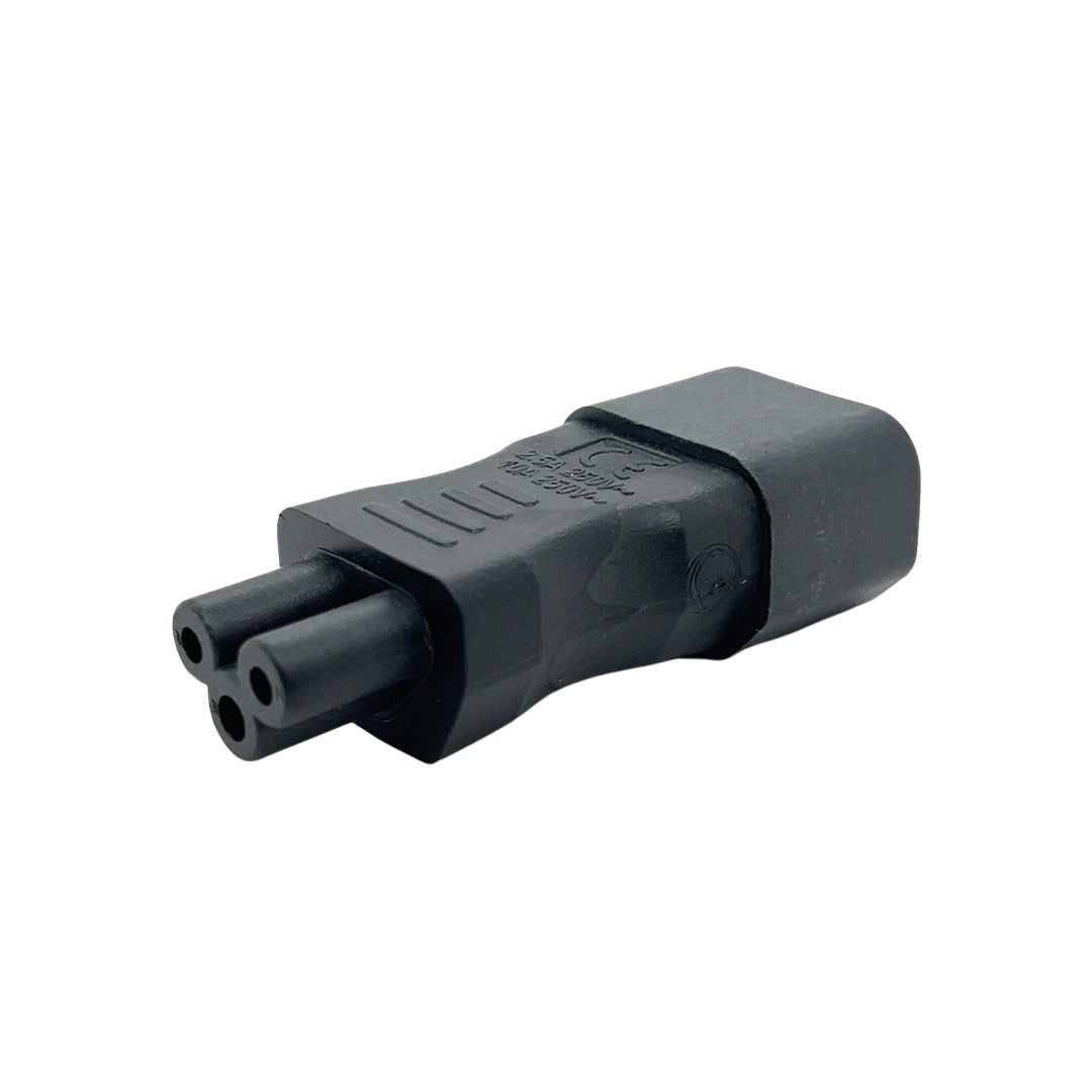Clover Female C5 to IEC Male C14 Adaptor 2.5A 250V AC - CABLESmart
