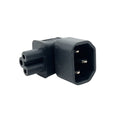 Clover Female C5 to IEC Male C14 Vertical Adaptor 2.5A 250V AC - CABLESmart