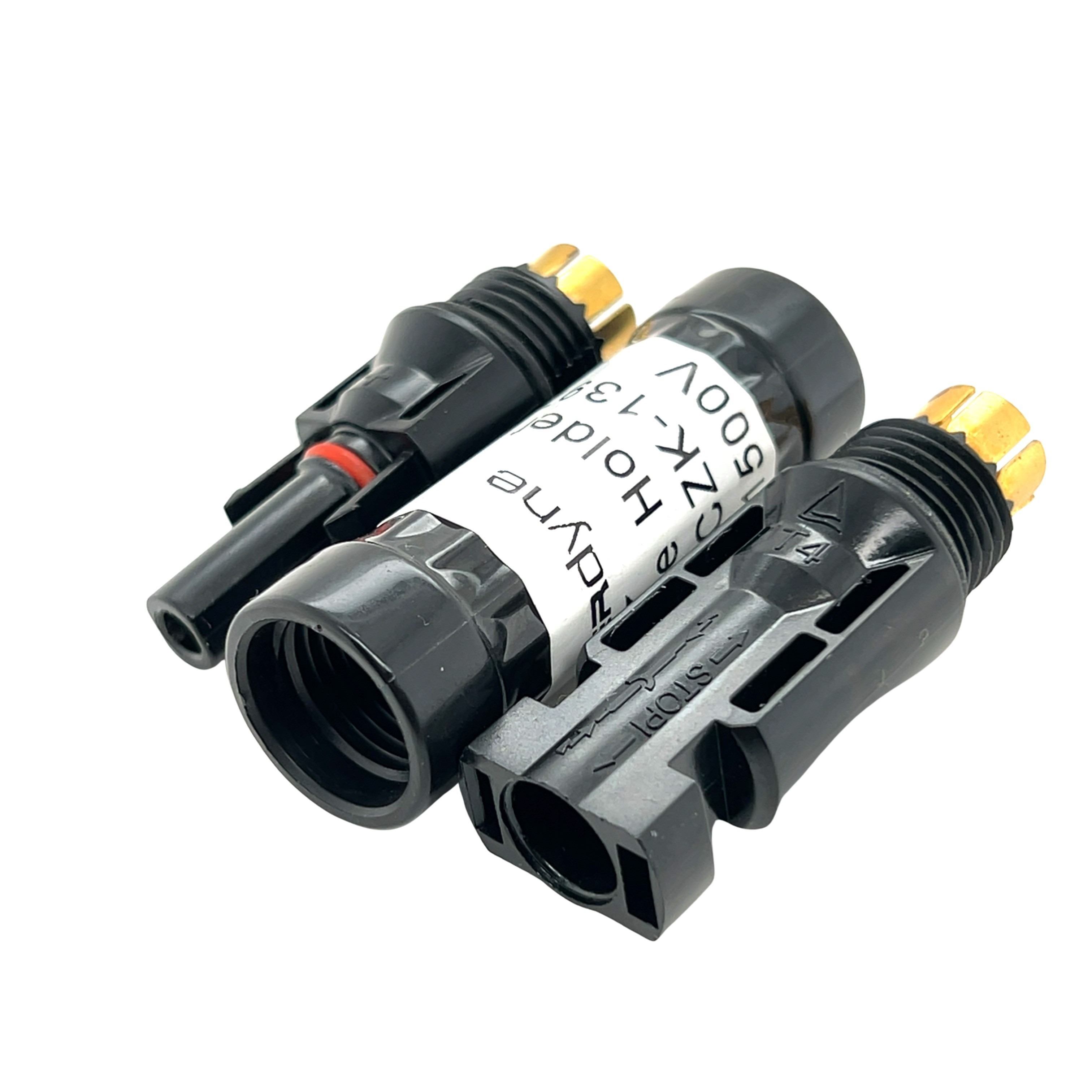 Solar MC4 Fuse Holder Male + Female IP68 1500V 30A - CABLESmart