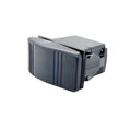 Dual LED On/Off/On Rocker Switch 12V DC 20A DPDT Blue - CABLESmart