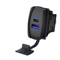 PD 3.0 & QC 3.0 Dual Port USB Rocker Switch Charger 12V/24V DC