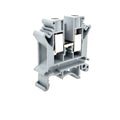 UK10N DIN Rail Screw Clamp Terminal Block 10mm2 Wire Size Grey