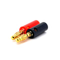 Banana Male Connector HQ (4mm) (Plastic Gold)