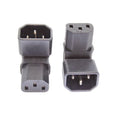 IEC Female to IEC Male Vertical Right Angle Adaptor - CABLESmart