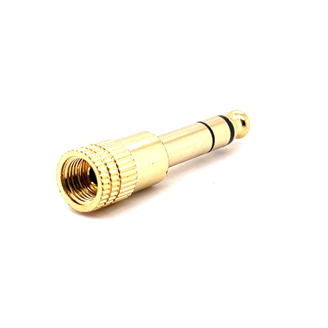 3.5mm Stereo Female to 6.35mm Stereo Male Adaptor (Screw on type) (1pc)