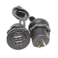 DC Power Socket (12V/24V DC 10A) (2 x USB 5V 2.1A) - CABLESmart