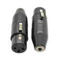 3.5mm Stereo Female to XLR Female Adaptor (1pc)