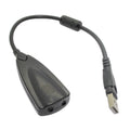 USB 2.0 Type A Male to Microphone / Headset Convertor Cable (34cm)
