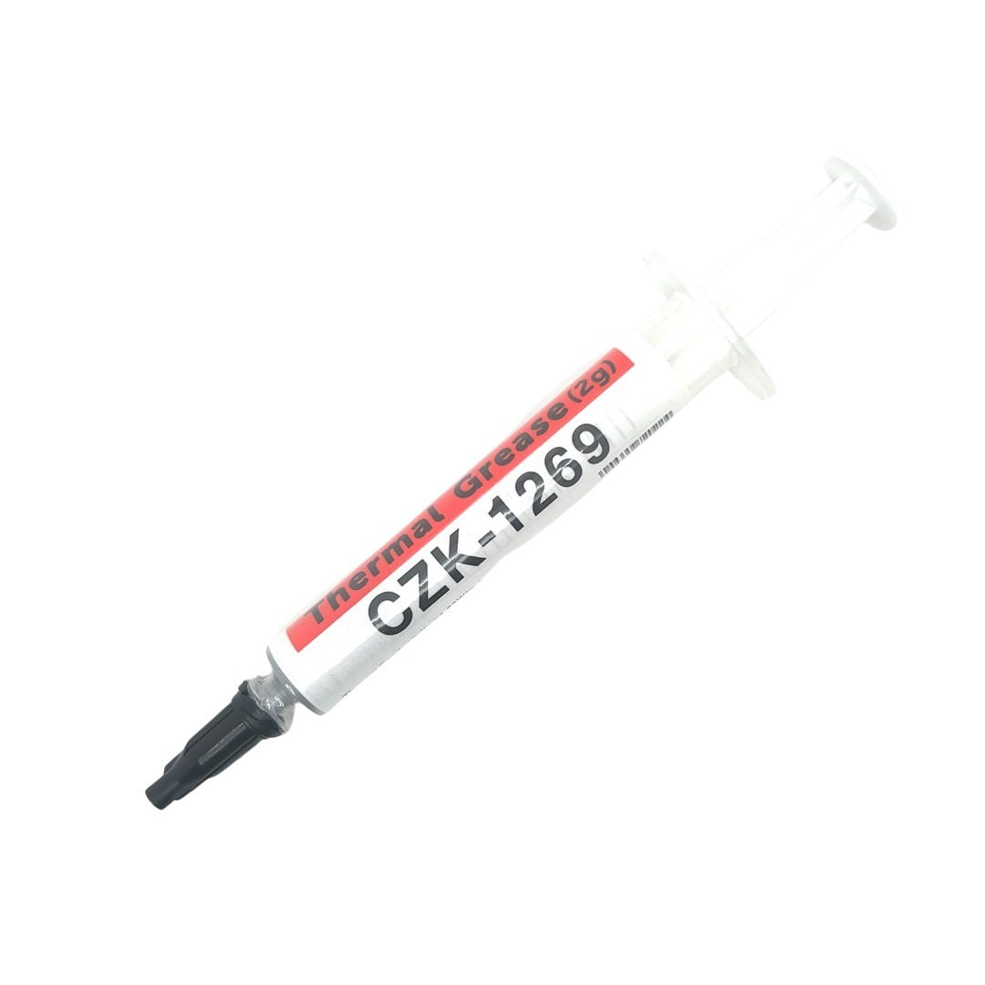Nano-Based Grey Thermal Grease (TC:>4.63W/m-k) (2g) + Scraper + Grease Cleanser