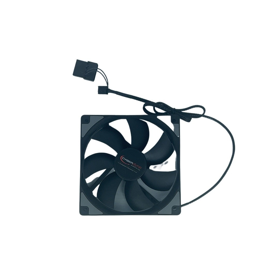 12CM Hydraulic Bearing PWM Cooling Fan (PWM 4-Pin + Molex 2-Pin / Tubed 600mm Cable)