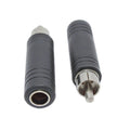 6.35mm Mono Female to RCA Male Adaptor - CABLESmart