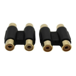2RCA Female to 2RCA Female Adaptor - CABLESmart