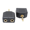 3.5mm Stereo Male to 2 x 3.5mm Stereo Female Adaptor - CABLESmart