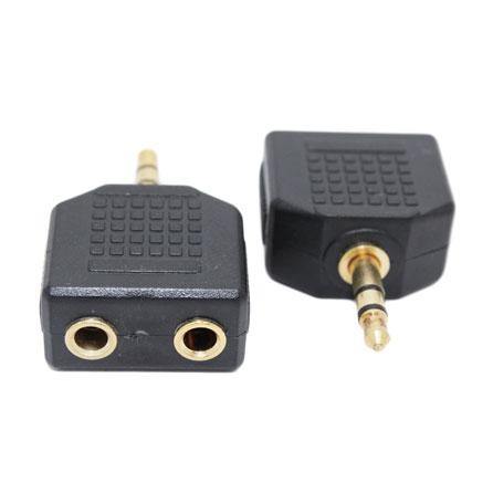 3.5mm Stereo Male to 2 x 3.5mm Stereo Female Adaptor - CABLESmart
