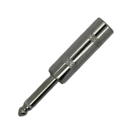 6.35mm Mono Male Connector (10mm OD / Metal) - CABLESmart