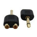 6.35mm Mono Male to 2RCA Female Adaptor - CABLESmart