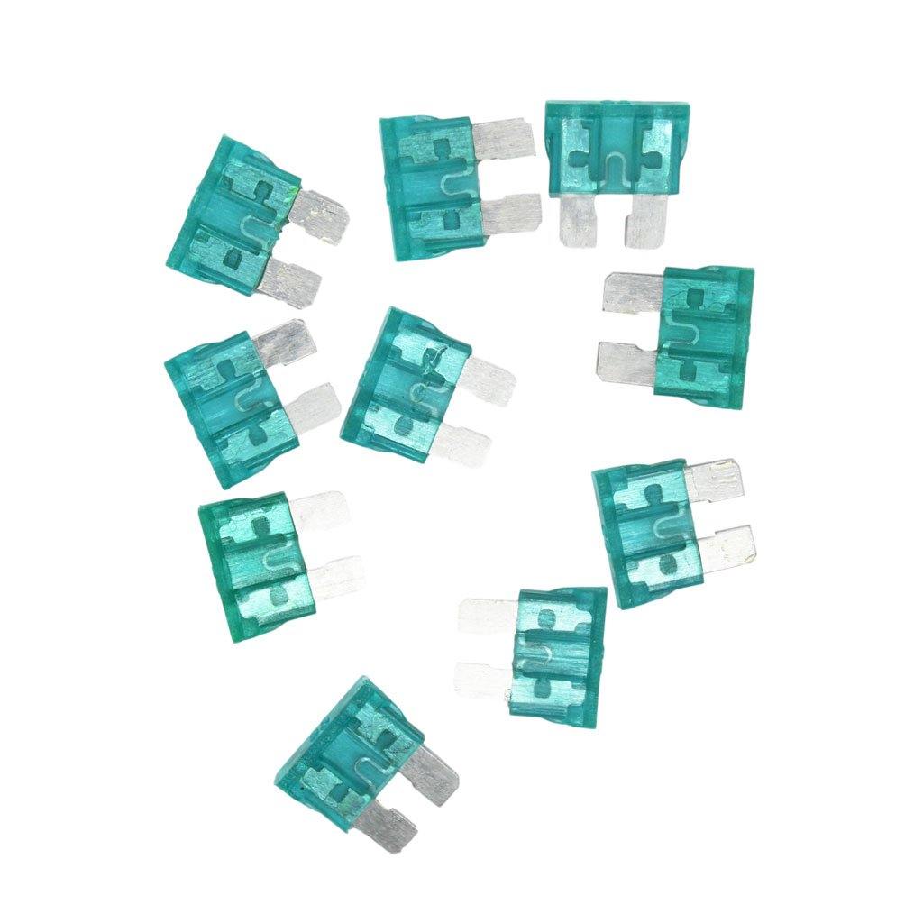 Car Blade Fuse (30A) (Green) (20mm) (10-piece pack) - CABLESmart